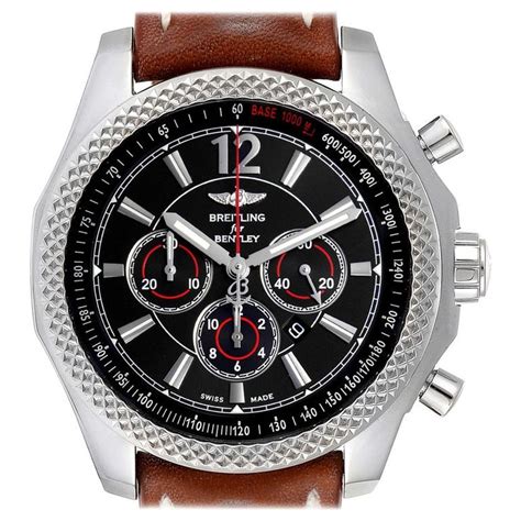 breitling bentley barnato black dial chronograph mens watch|Breitling Bentley Barnato .